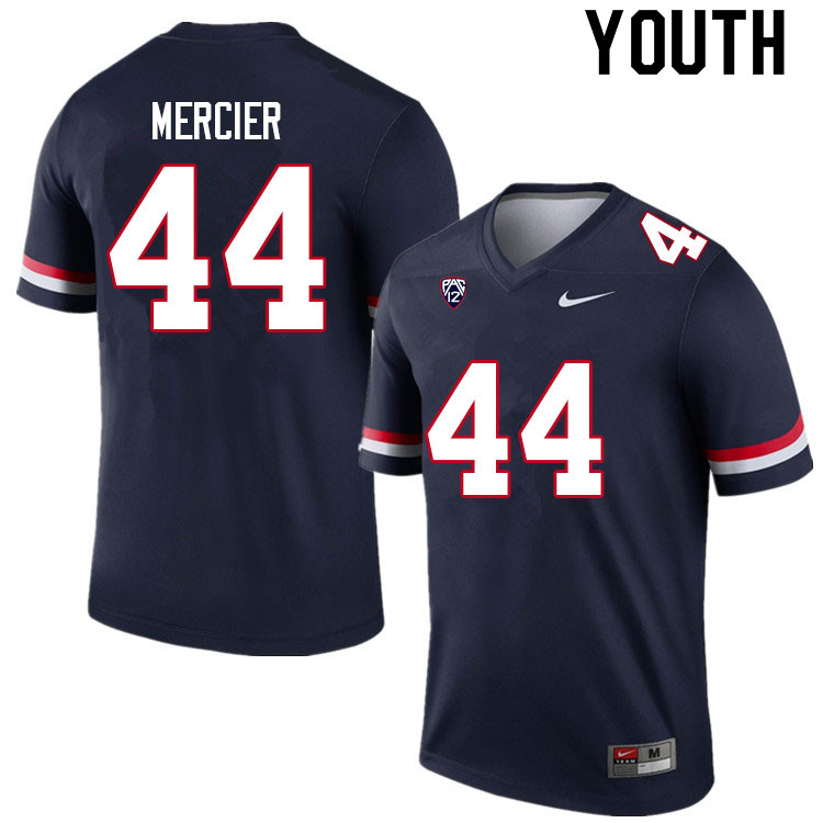 Youth #44 Jeremy Mercier Arizona Wildcats College Football Jerseys Sale-Navy - Click Image to Close